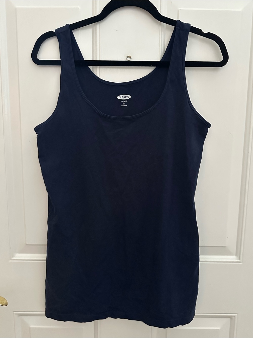 Old Navy Navy Scoop Tank Top - Simple Everyday Layering